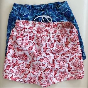 Janie and Jack Swim Trunks x2 - Size 3